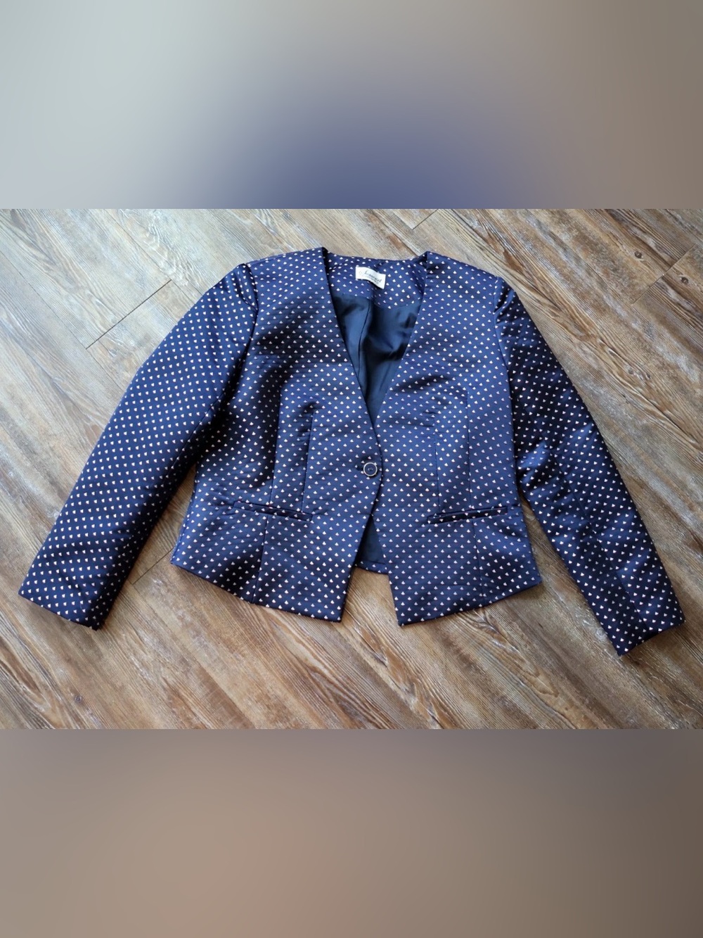 Somerset By Alice Temperley Navy Nautical Sailboat Blazer Work Office Womens M